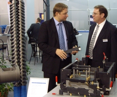 George Gimeyn of Theysohn with Customer